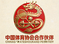 中国体育协会合作伙伴Logo - 中国龙与体育器材结合图案
